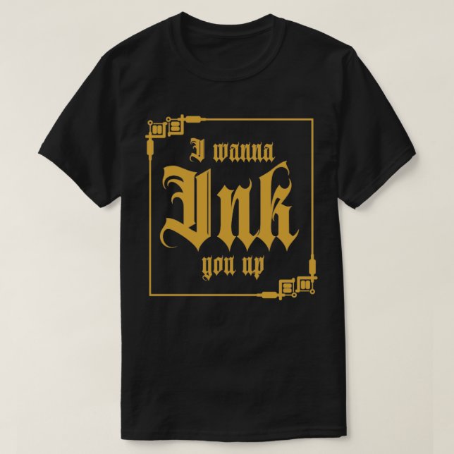 Camiseta Eu Quero Te Incutir Tatuagem (Frente do Design)