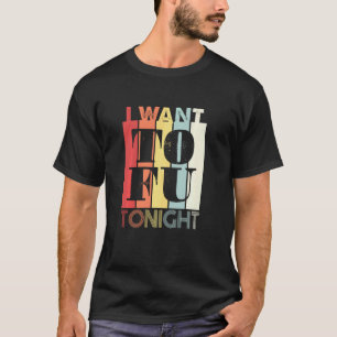 Camiseta Eu Quero Tofu Esta Noite Vegano Vegetariano Retro