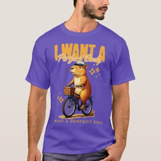 Camiseta Eu Quero Um Corpo Perfeito Eu Quero Uma Alma Perfe