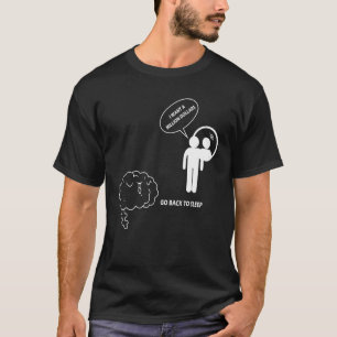 Camiseta Eu quero um milhão de dólares Volte a dormir piada