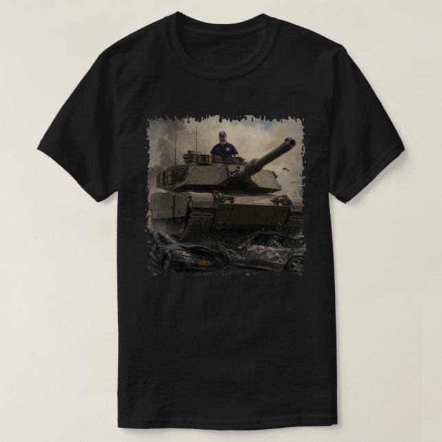 CAMISETA EU QUERO UM TANQUE! (Frente do Design)