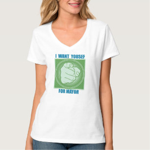 CAMISETA EU QUERO YOUSEF COMO PREFEITO