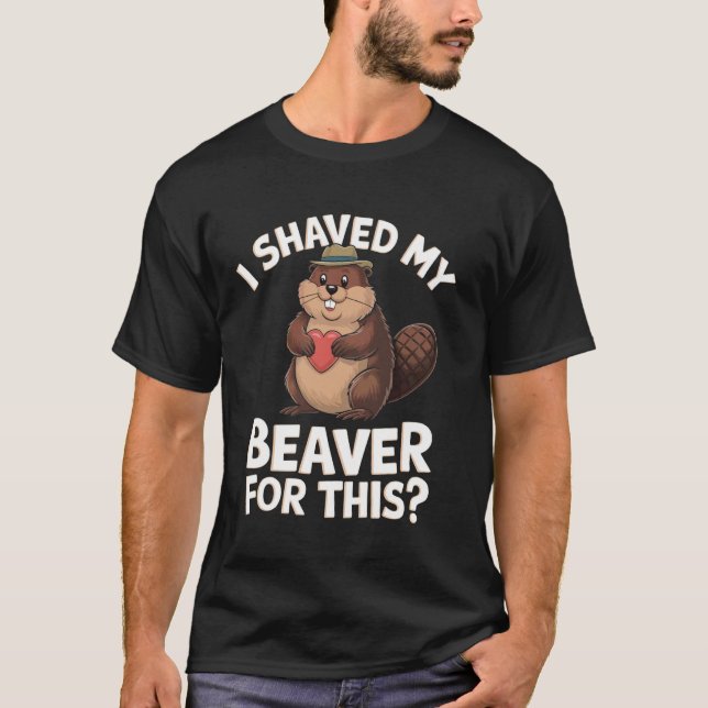 Camiseta Eu Rapei Meu Castor Por Isso (Frente)