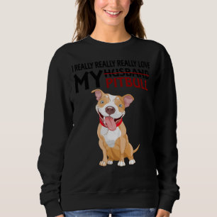 Camiseta Eu Realmente Amo Meu Marido Pitbull