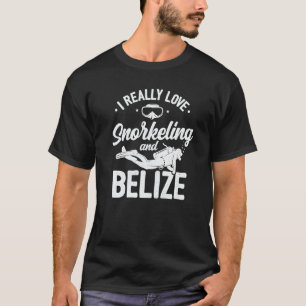Camiseta Eu Realmente Amo Snorkeling E Mergulhador Scuba Be