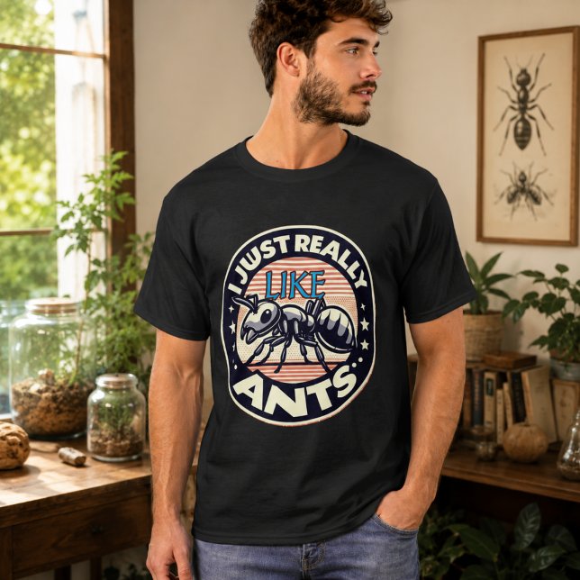 Camiseta Eu realmente gosto de formigas para amantes (I just really like ants for lovers T-Shirt)
