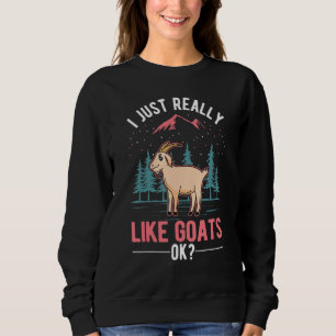 Camiseta Eu realmente gosto muito de Cabras Fazendeiro Past