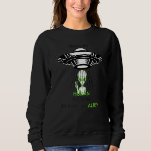 Camiseta Eu Realmente Sou Um Alien Citação e Gráfico de Ali