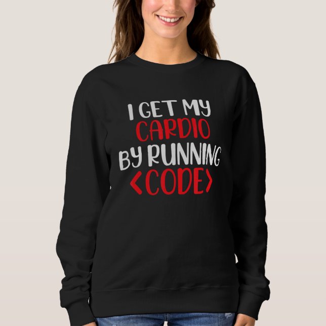Camiseta Eu Recebo Meu Cardio Executando Código, Engenheiro (Frente)