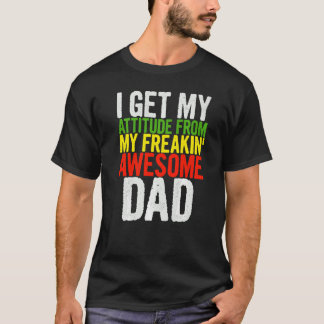 Camiseta Eu Recebo Minha Atitude Do Meu Caro Da