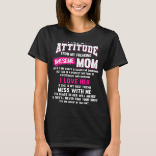 Camiseta Eu recebo minha atitude do meu espetáculo absurdo 