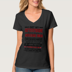 Camiseta Eu Recebo Minha Atitude Do Meu Filho Da Mãe Incrív