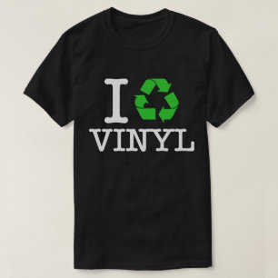Camiseta Eu recicl o vinil
