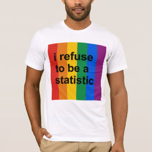 Camiseta Eu recuso ser uma estatística