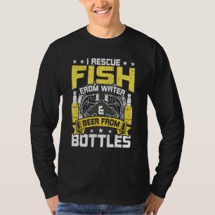 Camiseta Eu Resgate Peixe De Água De Peixe De Mosca