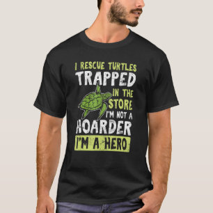 Camiseta Eu Resgate Tartarugas Presas Na Tartaruga Do Mar D