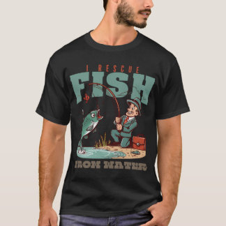 Camiseta Eu resgato peixes da água
