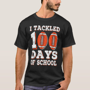 Camiseta Eu Resolvi 100 Dias De Futebol Americano Escolar