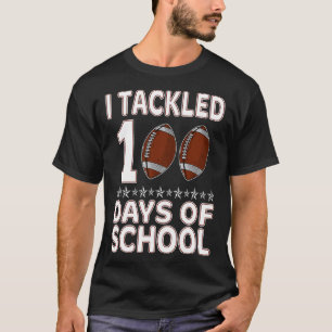 Camiseta Eu Resolvi 100 Dias De Futebol Escolar Feliz 100º