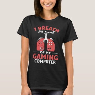 Camiseta Eu Respiro O Cheiro Dos Meus Jogos