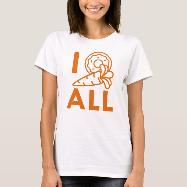 Camiseta Eu Rosquinha Cenoura Tudo (Frente)
