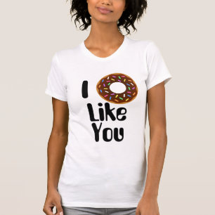Camiseta Eu rosquinha gosto de você T engraçado