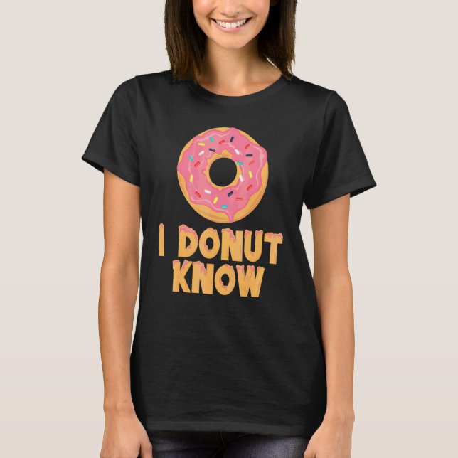 Camiseta Eu Rosquinha Não Sei Não Sei Rosquinhas (Frente)