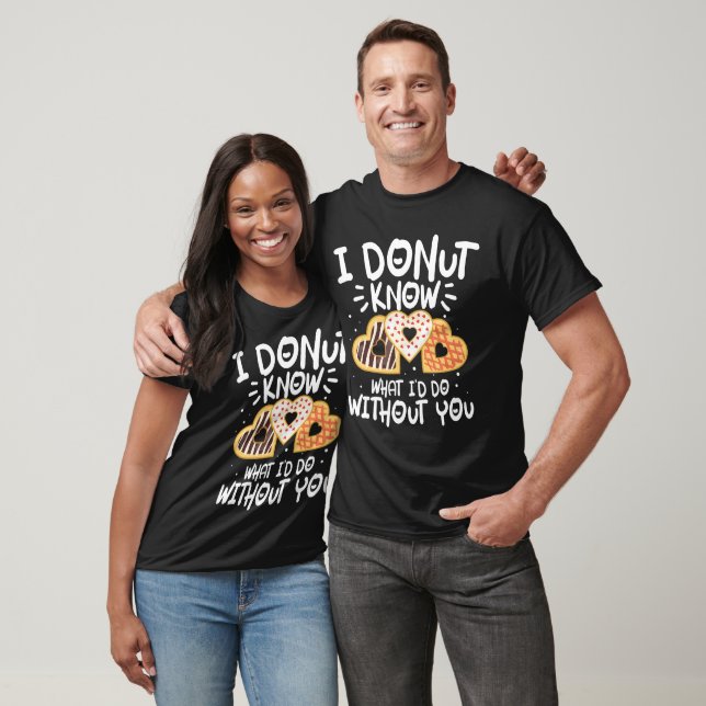 Camiseta Eu Rosquinha saber o que eu faria sem você (Unissex)