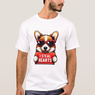 Camiseta Eu Roubo Cardíacos Homens