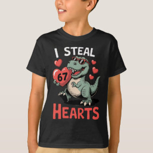 Camiseta Eu Roubo Corações 67 Dia dos Namorados 67 Meme 6 7