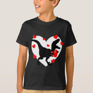 Camiseta Eu Roubo Corações Loveasaurus T-rex Dinossauros