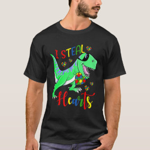 Camiseta Eu Roubo Corações, Quebra-cabeça, Autismo, Conscie