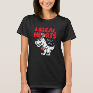 Camiseta Eu Roubo Corações, Quebra-cabeça, Autismo, Conscie