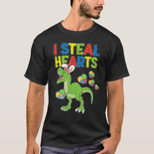 Camiseta Eu Roubo Corações, Quebra-cabeça, Autismo, Conscie