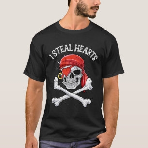 Camiseta Eu Roubo O Crânio Pirata Do Dia