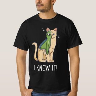 Camiseta Eu Sabia. Gatinho alienígena