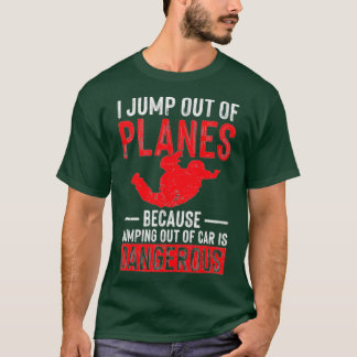 Camiseta Eu Saí Dos Aviões, Paraquedistas, Skydiver