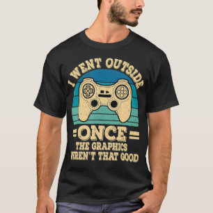 Camiseta Eu Saí Uma Vez Videos games Engraçada Retro Game
