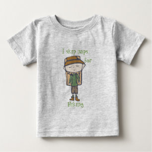 Camiseta eu salto sestas para caminhar