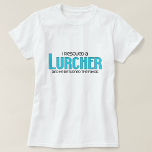 Camiseta Eu salvei um Lurcher (o cão masculino)
