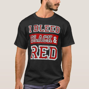 Camiseta Eu sangrava o ventilador da equipe de esportes pre