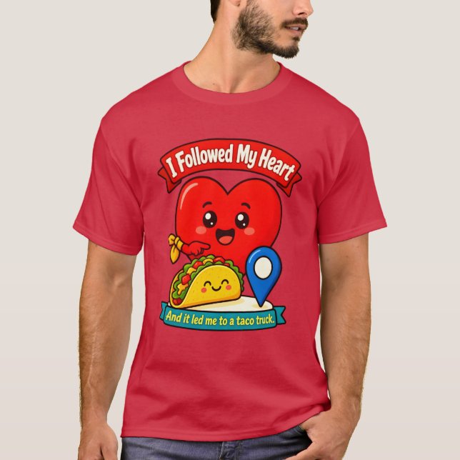 Camiseta Eu Segui Meu Coração (Frente)