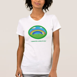 Camiseta Eu segui o arco-íris por isso