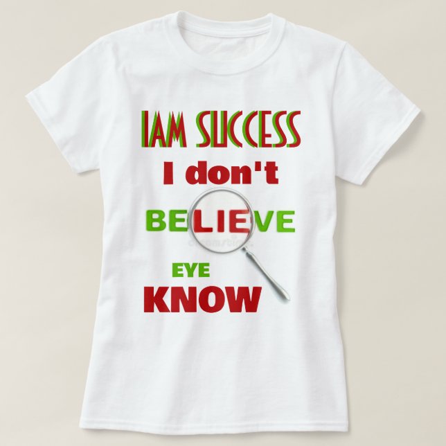CAMISETA EU SEI (Frente do Design)