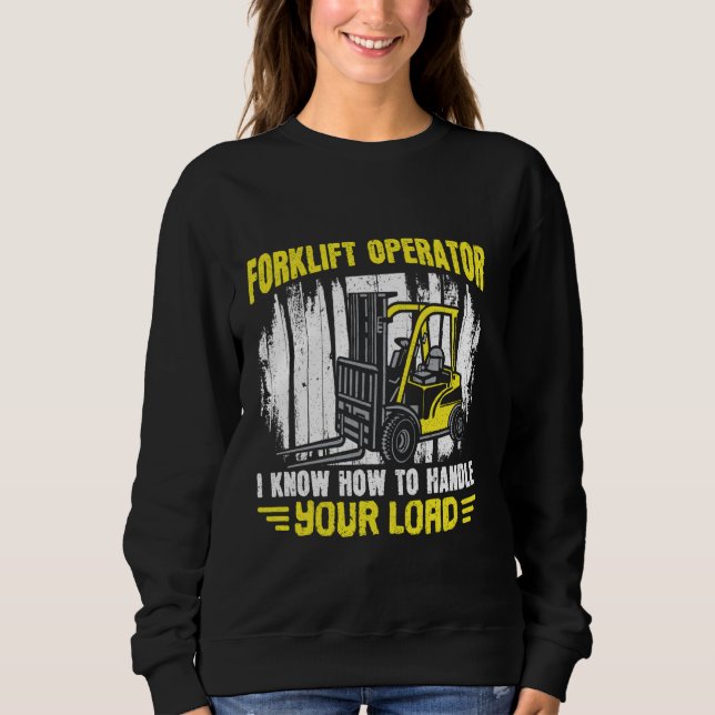 Camiseta Eu Sei Como Lidar Com Sua Carga - Operador De Elev (Frente)