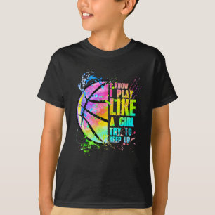 Camiseta Eu Sei Que Brinco Como Uma Garota Tentando Continu
