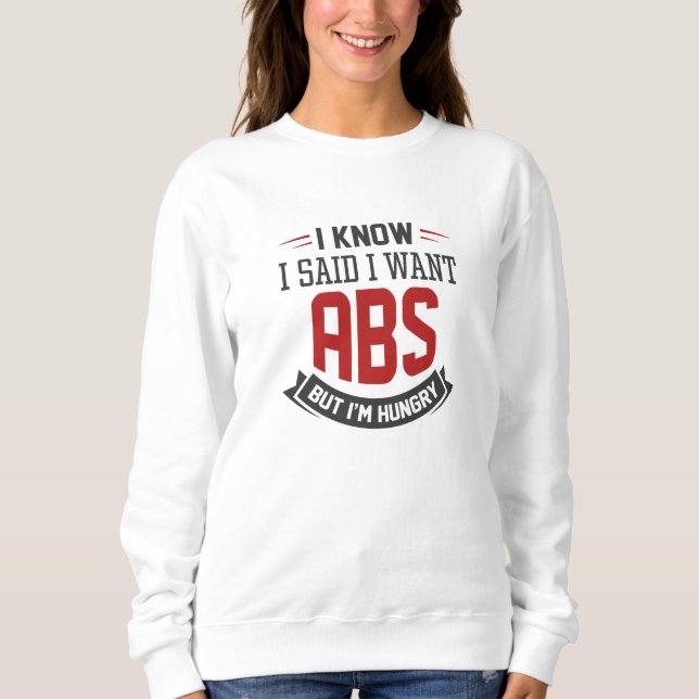 Camiseta Eu Sei Que Disse Que Quero Abs (Frente)