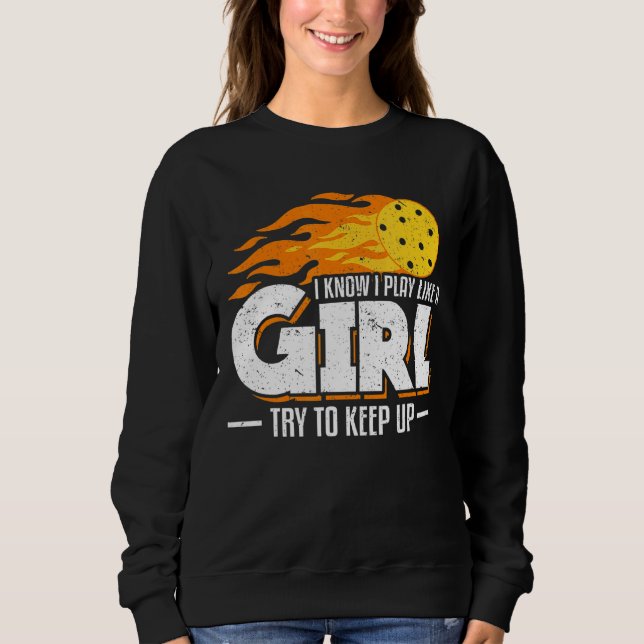 Camiseta Eu Sei Que Eu Brinco Como Uma Garota Tentando Cont (Frente)
