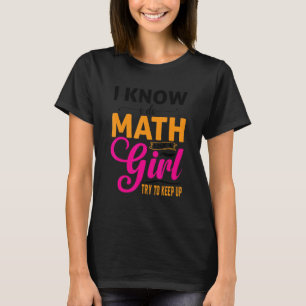 Camiseta Eu Sei Que Eu Faço Matemática Como Uma Piadas De M