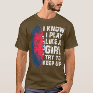 Camiseta Eu sei que eu gosto de uma garota tentando me mant